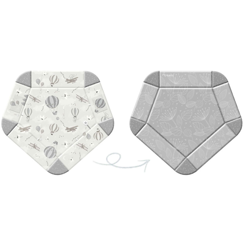 Didelis interaktyvus edukacinis kilimėlis Nukido balionai