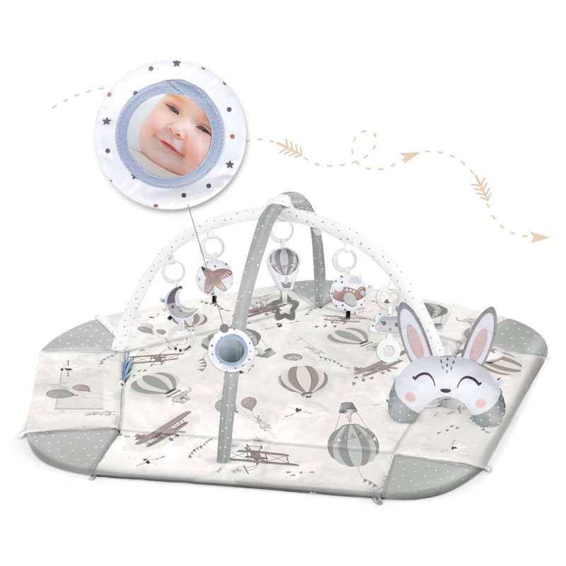 Didelis interaktyvus edukacinis kilimėlis Nukido balionai