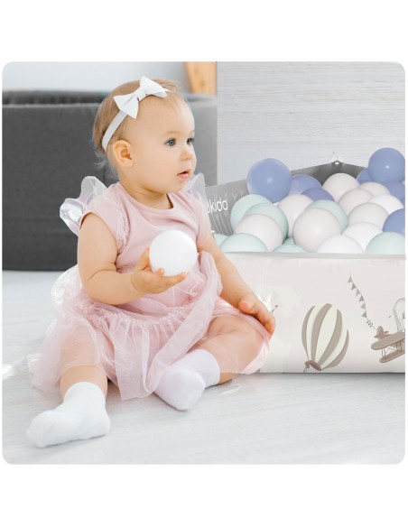 Didelis interaktyvus edukacinis kilimėlis Nukido balionai