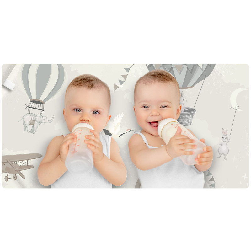 Didelis interaktyvus edukacinis kilimėlis Nukido balionai