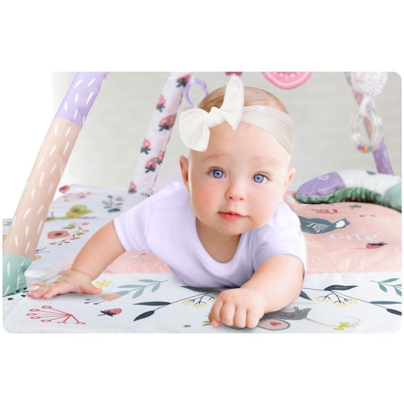 Mokomasis interaktyvus kilimėlis 110 x 100 cm Nukido paukštis