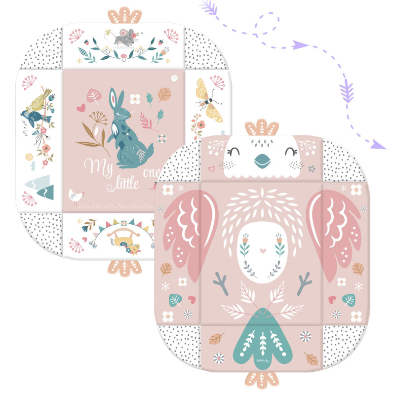 Mokomasis interaktyvus kilimėlis 110 x 100 cm Nukido paukštis