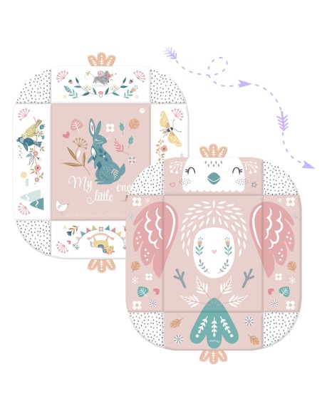 Mokomasis interaktyvus kilimėlis 110 x 100 cm Nukido paukštis