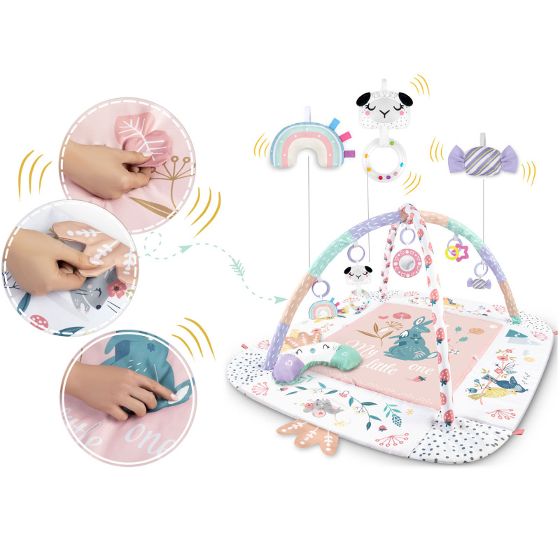 Mokomasis interaktyvus kilimėlis 110 x 100 cm Nukido paukštis