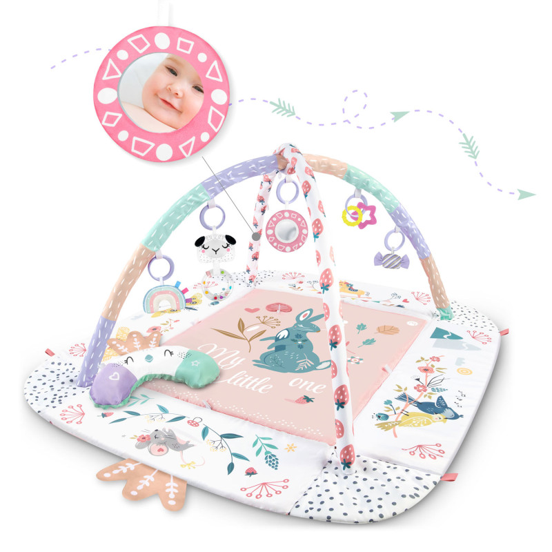 Mokomasis interaktyvus kilimėlis 110 x 100 cm Nukido paukštis