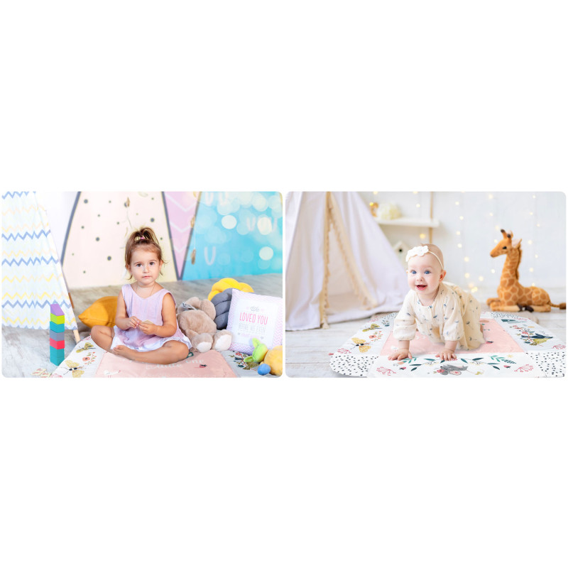 Mokomasis interaktyvus kilimėlis 110 x 100 cm Nukido paukštis