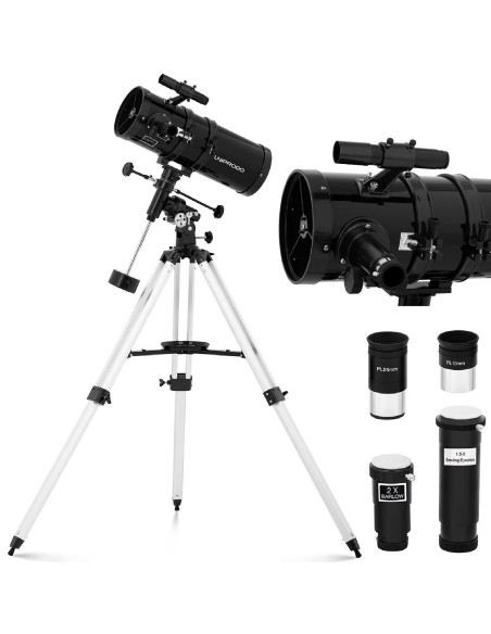 Niutono astronominis teleskopas Uniprodo 1400 mm sk. 150 mm Niutono astronominis teleskopas Uniprodo 1400 mm sk. 150 mm