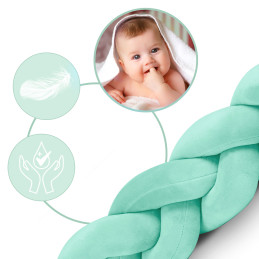Ricokids lovytės suvystinys 3m - mėtų