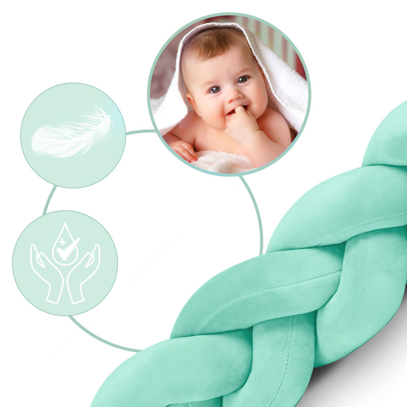 Ricokids lovytės suvystinys 3m - mėtų