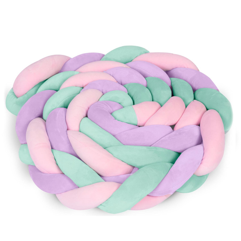 Ricokids lovelės suvystymas 3m - mėtų-rožinė-violetinė
