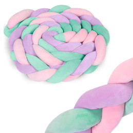 Ricokids lovelės suvystymas 3m - mėtų-rožinė-violetinė