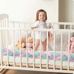 Ricokids lovelės suvystymas 3m - mėtų-rožinė-violetinė