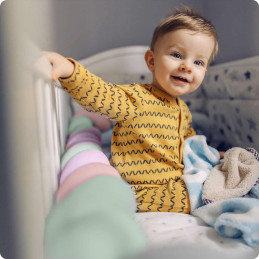 Ricokids lovelės suvystymas 3m - mėtų-rožinė-violetinė