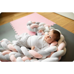 Ricokids lovelės suvystymas 3m - mėtų-rožinė-violetinė