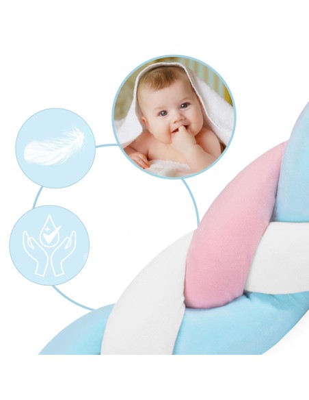 Ricokids lopšys 3m - mėlynos ir rožinės spalvos Ricokids lopšys 3m - mėlynos ir rožinės spalvos