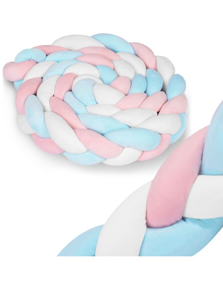 Ricokids lopšys 3m - mėlynos ir rožinės spalvos Ricokids lopšys 3m - mėlynos ir rožinės spalvos