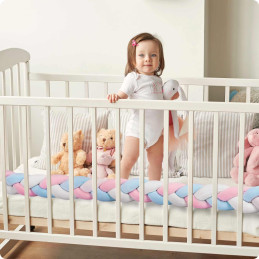 Ricokids lopšys 3m - mėlynos ir rožinės spalvos