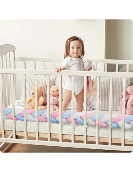 Ricokids lopšys 3m - mėlynos ir rožinės spalvos Ricokids lopšys 3m - mėlynos ir rožinės spalvos