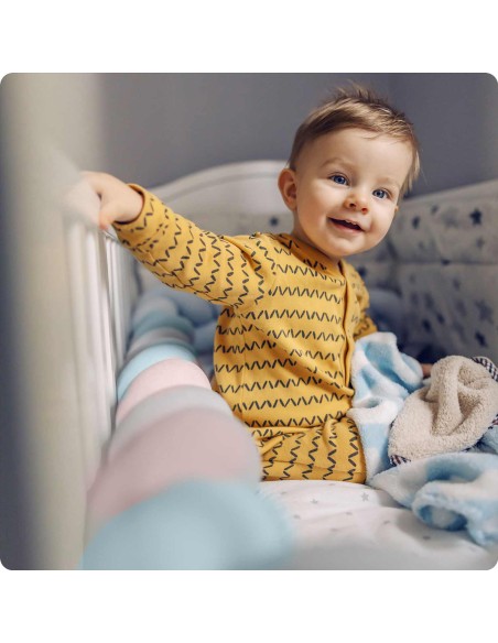 Ricokids lopšys 3m - mėlynos ir rožinės spalvos Ricokids lopšys 3m - mėlynos ir rožinės spalvos