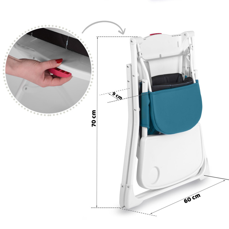 Nuco aukšta kėdutė mėlyna