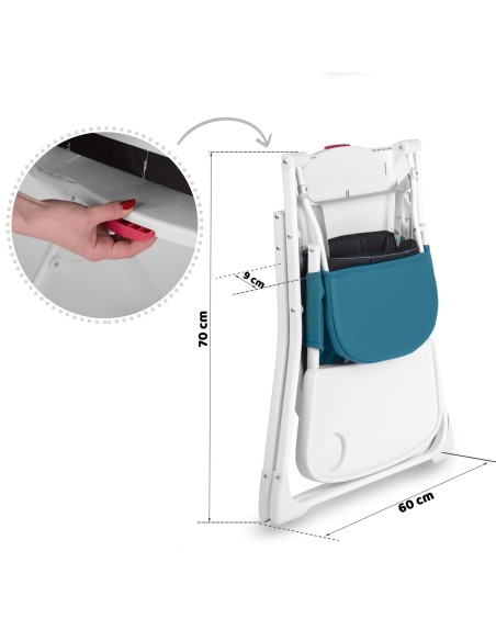 Nuco aukšta kėdutė mėlyna