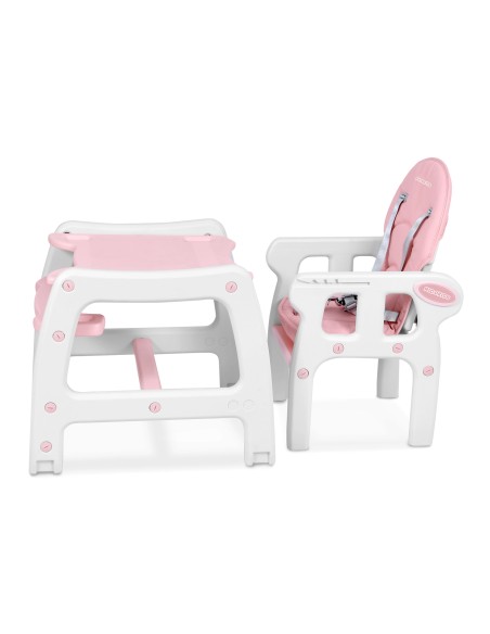 Sinco 5-in-1 aukšta kėdutė, rožinė Sinco 5-in-1 aukšta kėdutė, rožinė