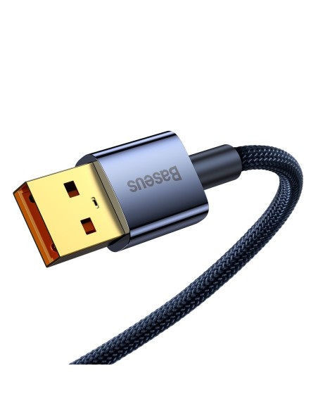 Explorer serijos kabelis USB laidas USB-C 100W 2m mėlynas Explorer serijos kabelis USB laidas USB-C 100W 2m mėlynas