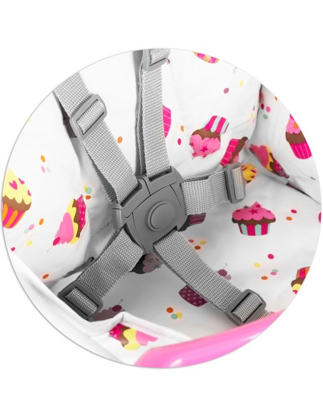 Aukšta kėdutė su stalu Ricokids FANDO cupcakes Aukšta kėdutė su stalu Ricokids FANDO cupcakes