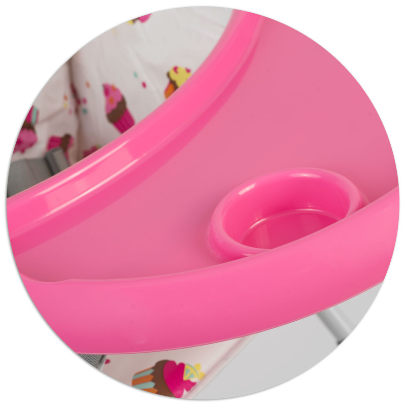Aukšta kėdutė su stalu Ricokids FANDO cupcakes