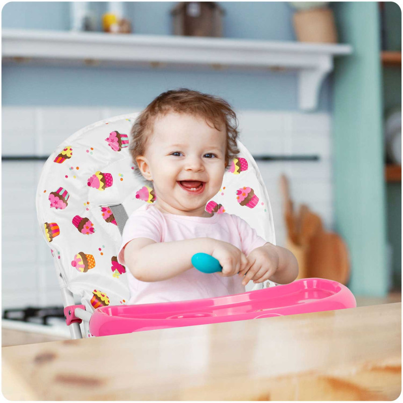 Aukšta kėdutė su stalu Ricokids FANDO cupcakes