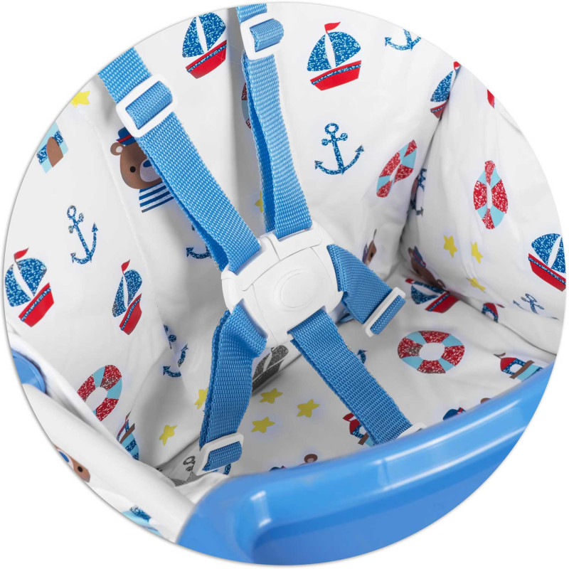Aukšta kėdutė su stalu Ricokids FANDO sea