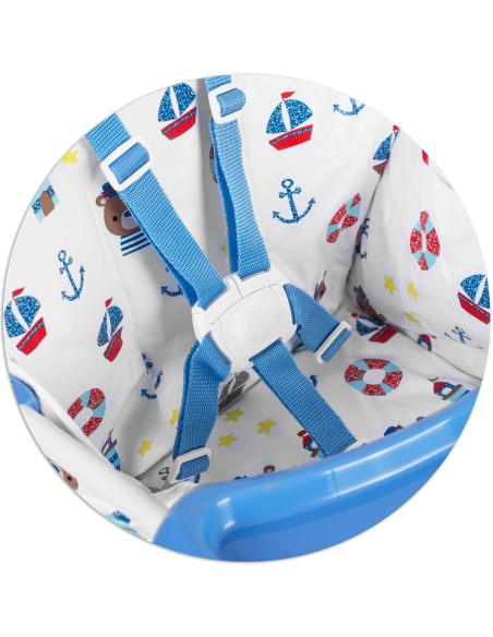 Aukšta kėdutė su stalu Ricokids FANDO sea Aukšta kėdutė su stalu Ricokids FANDO sea