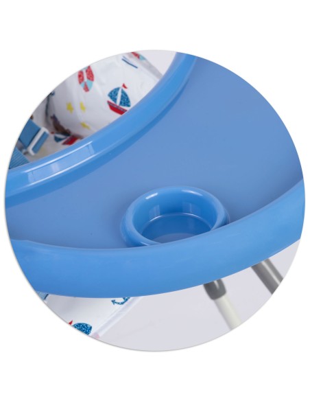 Aukšta kėdutė su stalu Ricokids FANDO sea Aukšta kėdutė su stalu Ricokids FANDO sea
