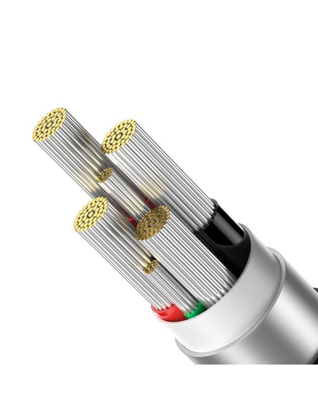 Explorer serijos kabelis USB laidas USB-C 100W 2m mėlynas Explorer serijos kabelis USB laidas USB-C 100W 2m mėlynas