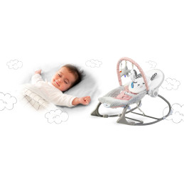 Rokeris su vibracija Nukido - rožinė