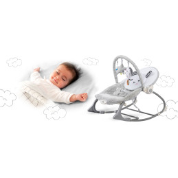 Rokeris su vibracija Nukido - pilka