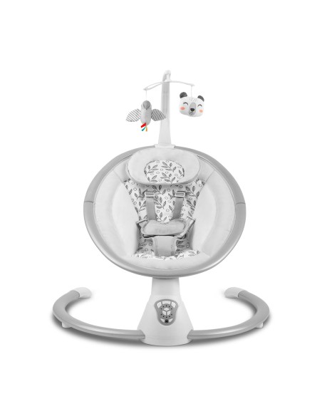 Daugiafunkcinis atmuštuvas su automatiniu siūbavimu balta ir pilka Ricokids 705000