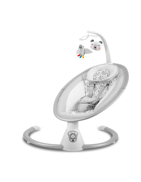 Daugiafunkcinis atmuštuvas su automatiniu siūbavimu balta ir pilka Ricokids 705000