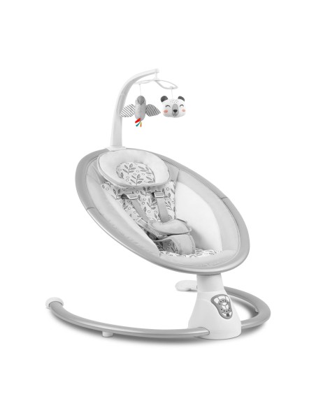 Daugiafunkcinis atmuštuvas su automatiniu siūbavimu balta ir pilka Ricokids 705000