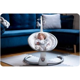 Daugiafunkcinis atmuštuvas su automatiniu siūbavimu balta ir pilka Ricokids 705000