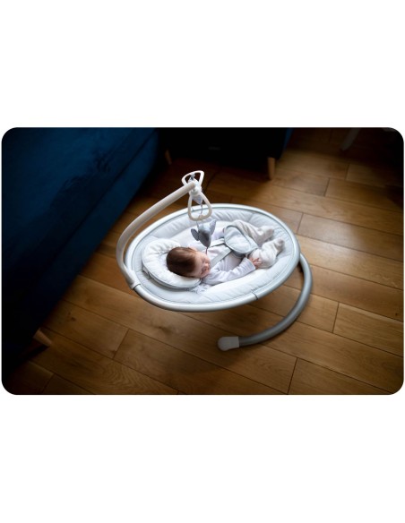 Daugiafunkcinis atmuštuvas su automatiniu siūbavimu balta ir pilka Ricokids 705000