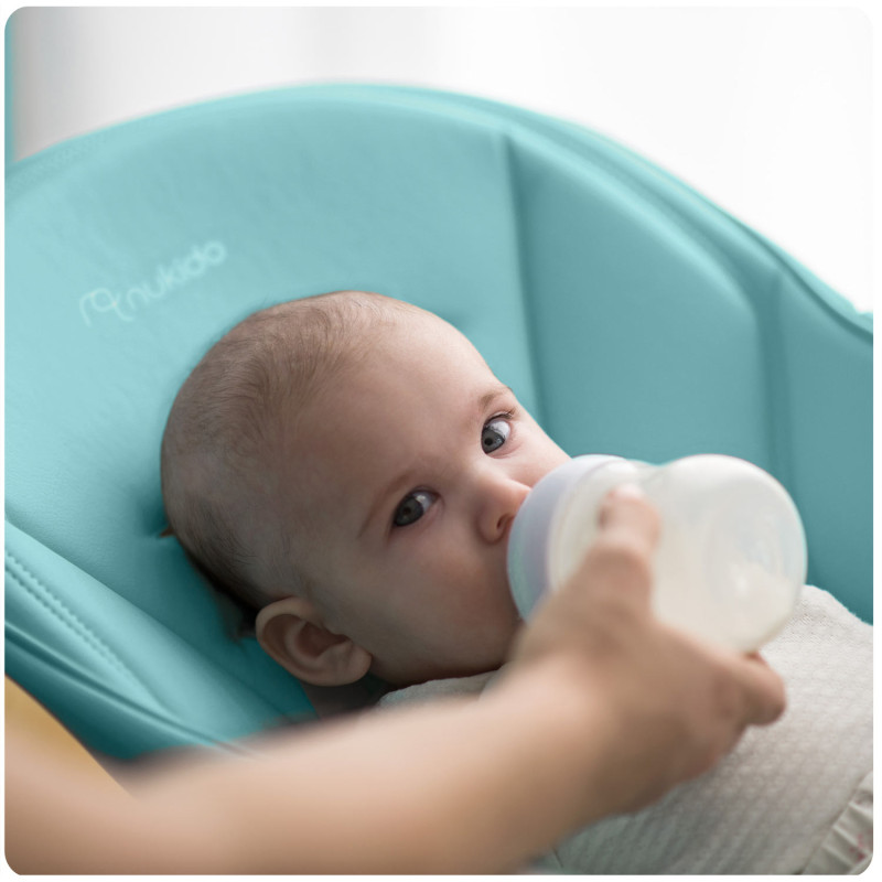 Aukšta kėdutė su stalu, Belo bouncer mėlyna