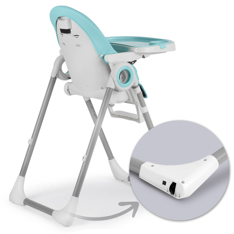 Aukšta kėdutė su stalu, Belo bouncer mėlyna