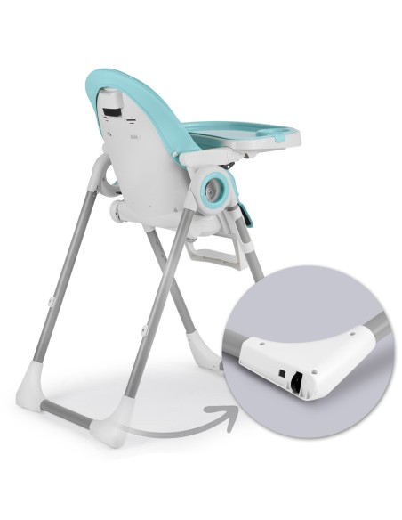 Aukšta kėdutė su stalu, Belo bouncer mėlyna