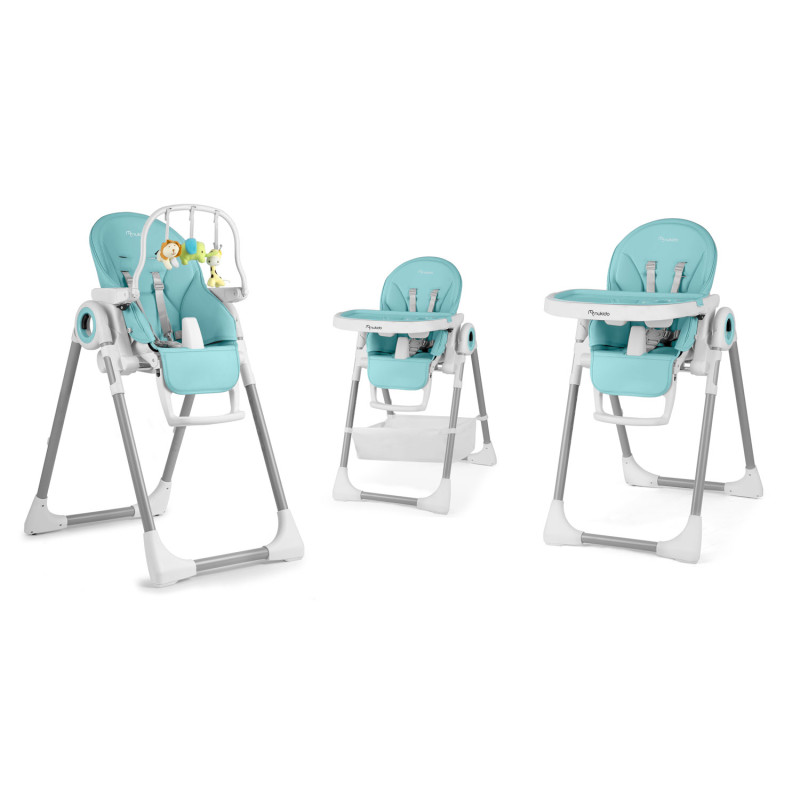 Aukšta kėdutė su stalu, Belo bouncer mėlyna