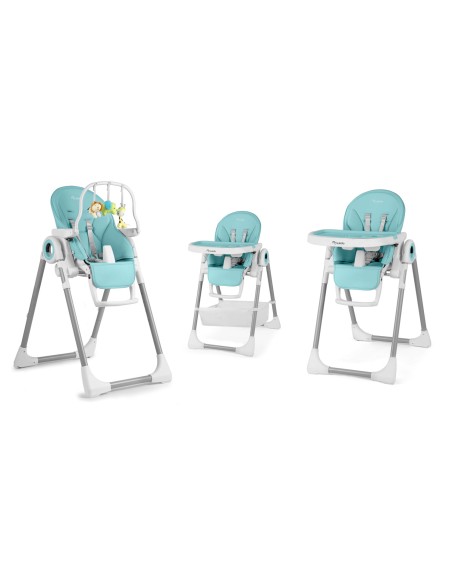 Aukšta kėdutė su stalu, Belo bouncer mėlyna