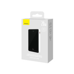 Maitinimo bankas su belaidžiu įkrovimu MagSafe 10000mAh 20W balta + USB-C laidas 0,5m