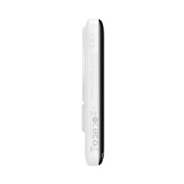 Maitinimo bankas su belaidžiu įkrovimu MagSafe 10000mAh 20W balta + USB-C laidas 0,5m