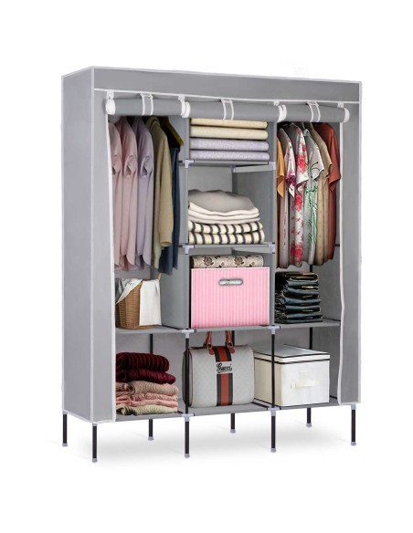 Massido tekstilinė spinta - pilka Massido tekstilinė spinta - pilka