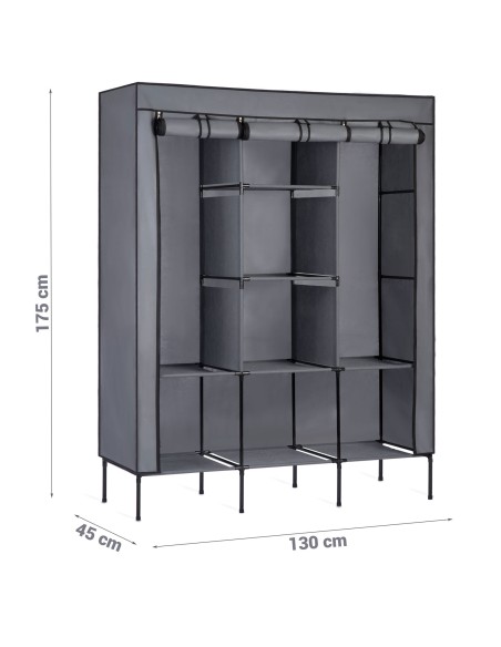 Massido tekstilinė spinta - grafitas